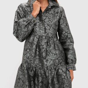 Emerald Mirasol Jacquard Alette Dress